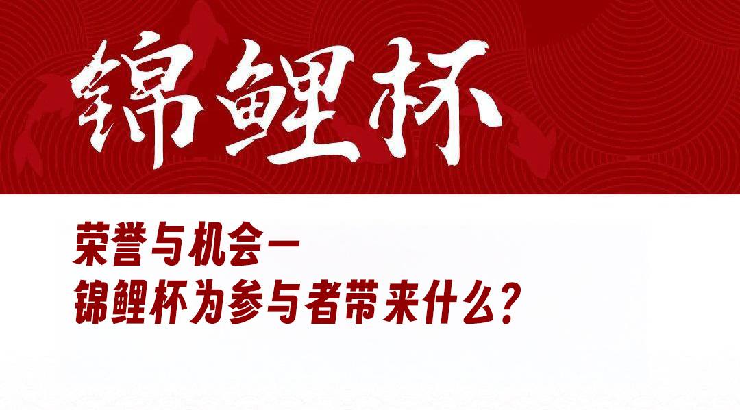 荣誉与机会—锦鲤杯为参与者带来什么？